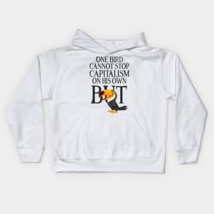 Capitalism toucan Kids Hoodie